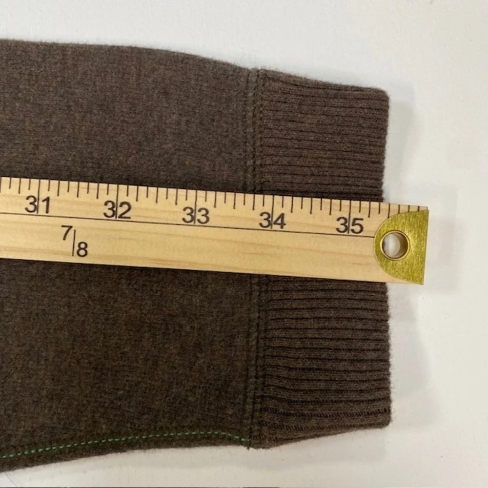 Tommy Bahama Reversible Quarter Zip Sweater‎ Men's XXL TTG Brown Blue Cotton